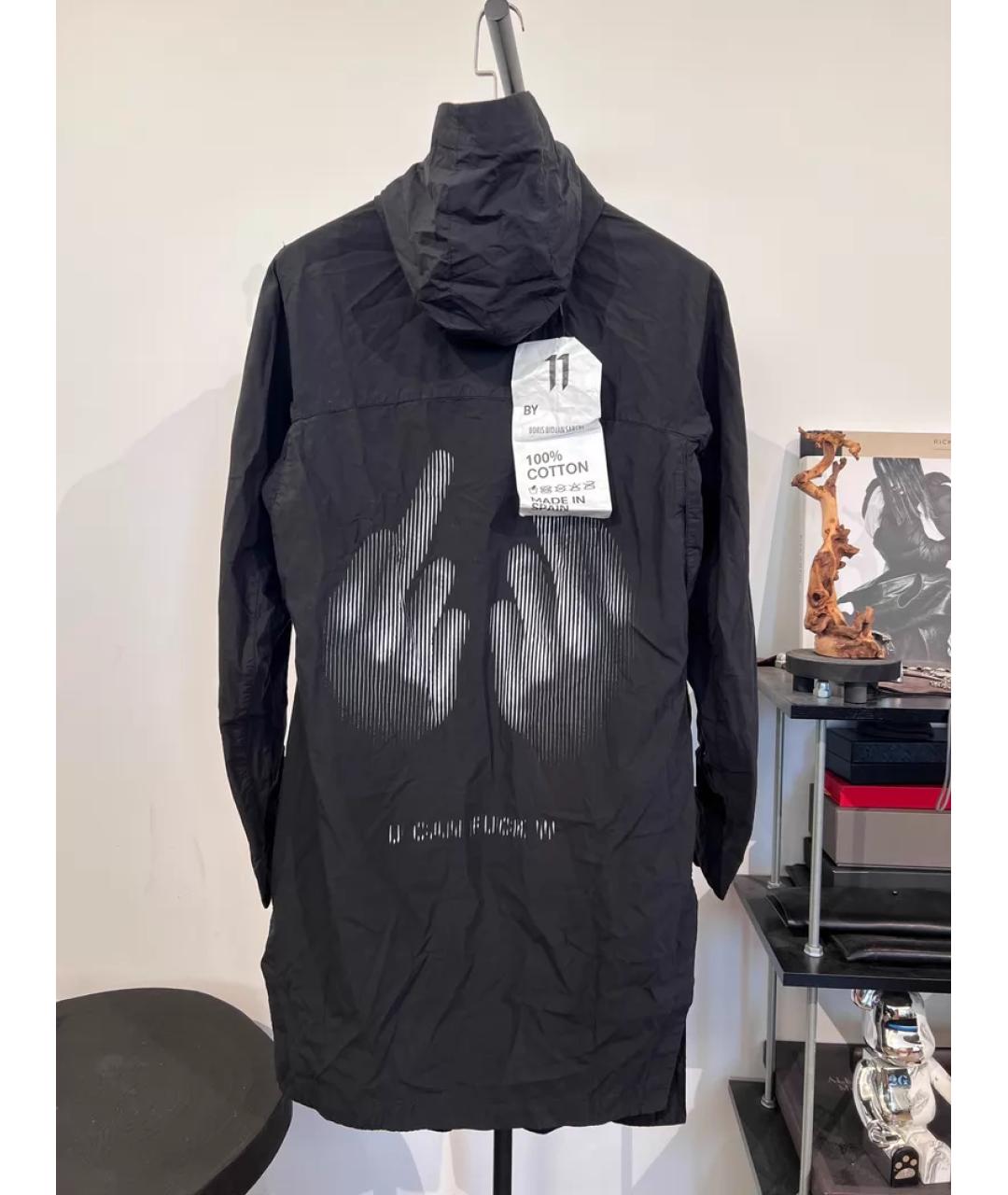 BORIS BIDJAN Черный тренч / плащ, фото 7