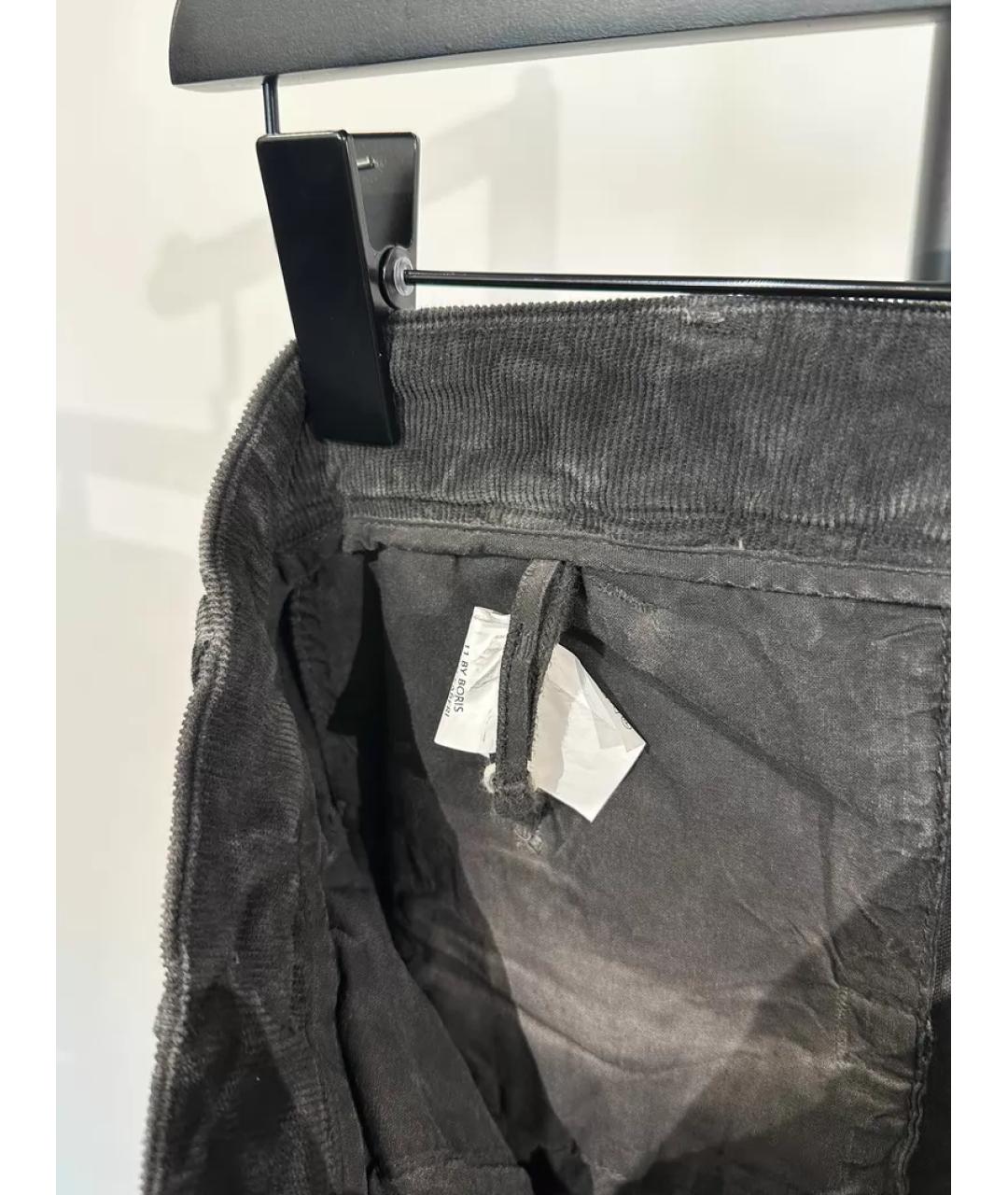 11 BY BORIS BIDJAN SABERI Черные повседневные брюки, фото 8
