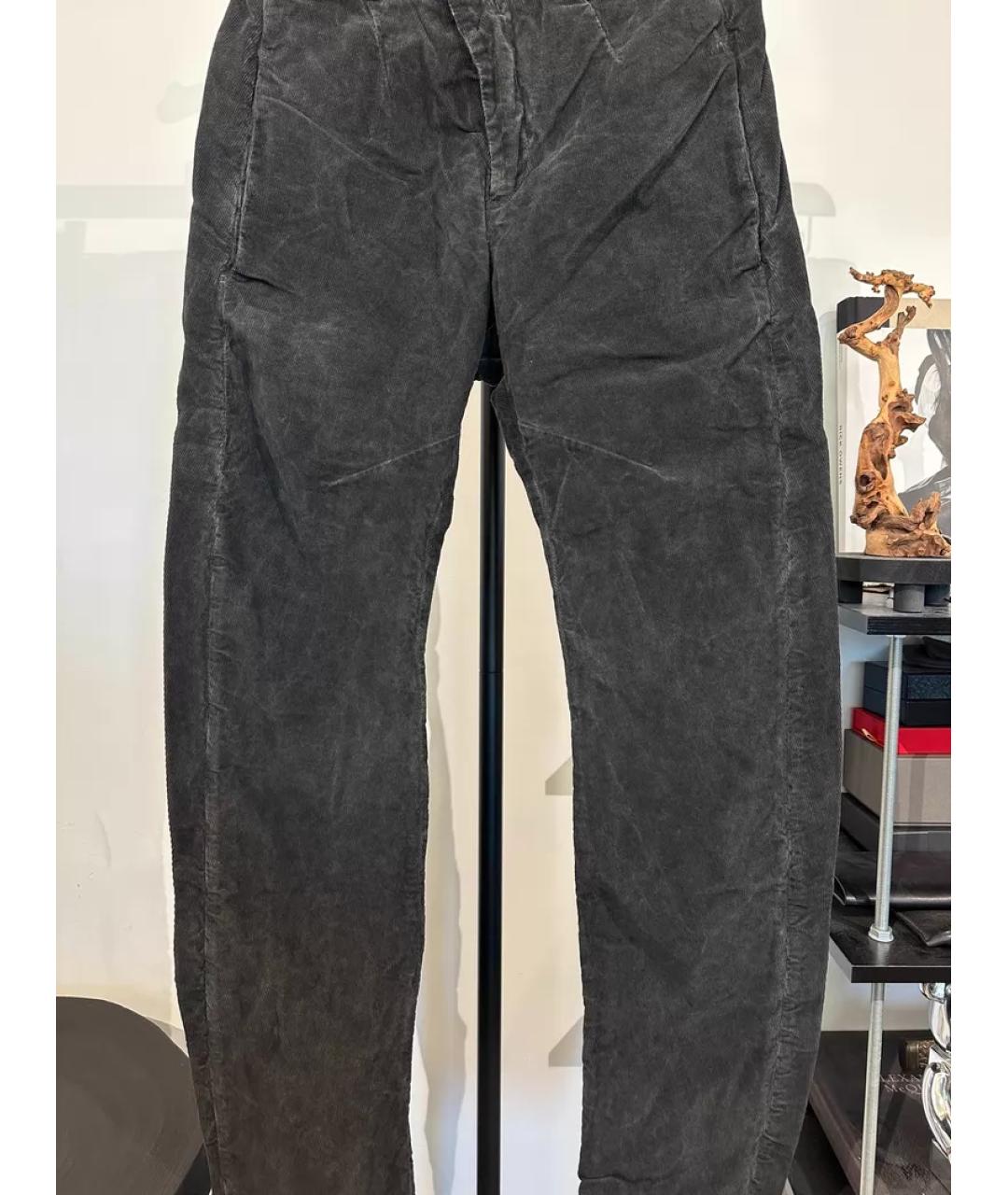 11 BY BORIS BIDJAN SABERI Черные повседневные брюки, фото 5