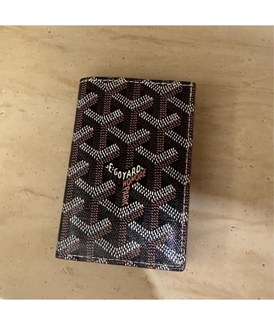 GOYARD Коричневый кожаный кардхолдер, фото 2