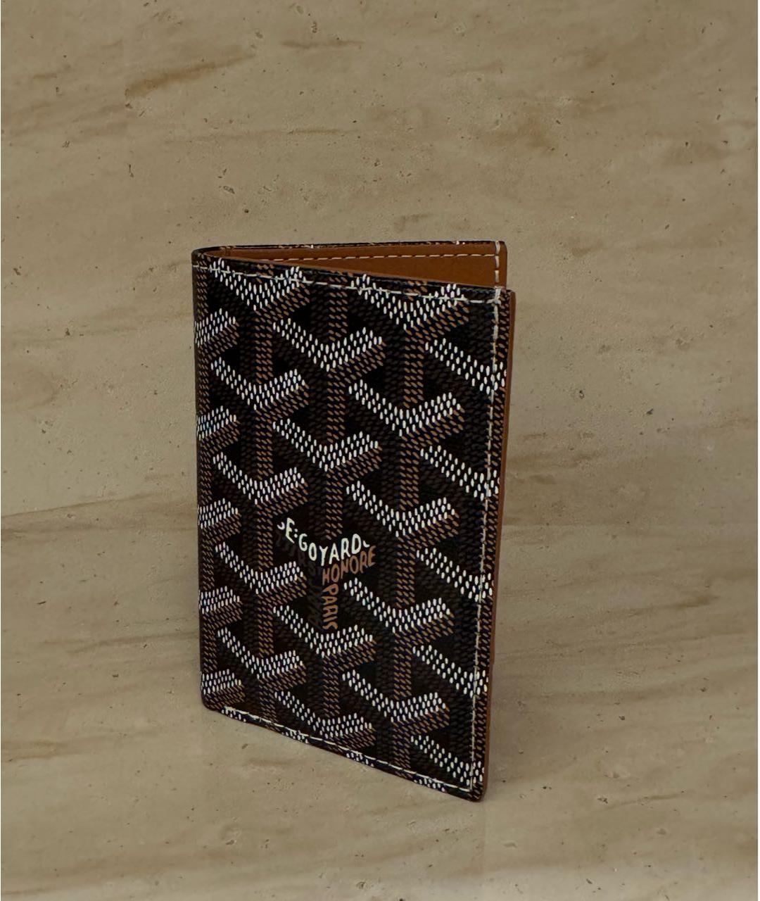 GOYARD Коричневый кожаный кардхолдер, фото 6