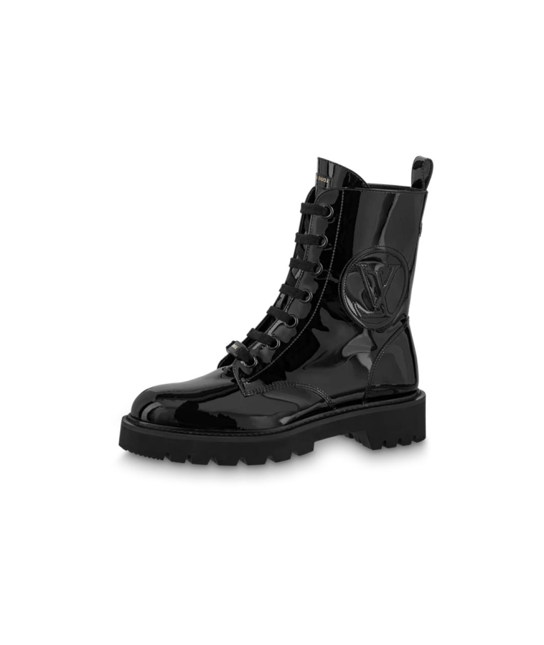 LOUIS VUITTON Черные ботинки, фото 2