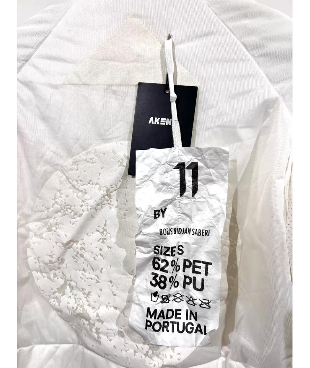 11 BY BORIS BIDJAN SABERI Белая синтетическая куртка, фото 5