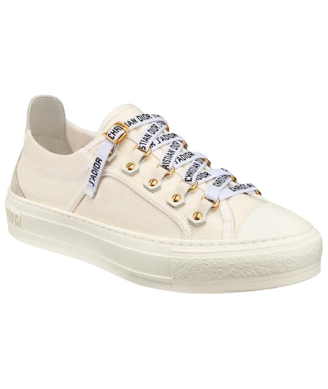 CHRISTIAN DIOR Белые кеды, фото 4