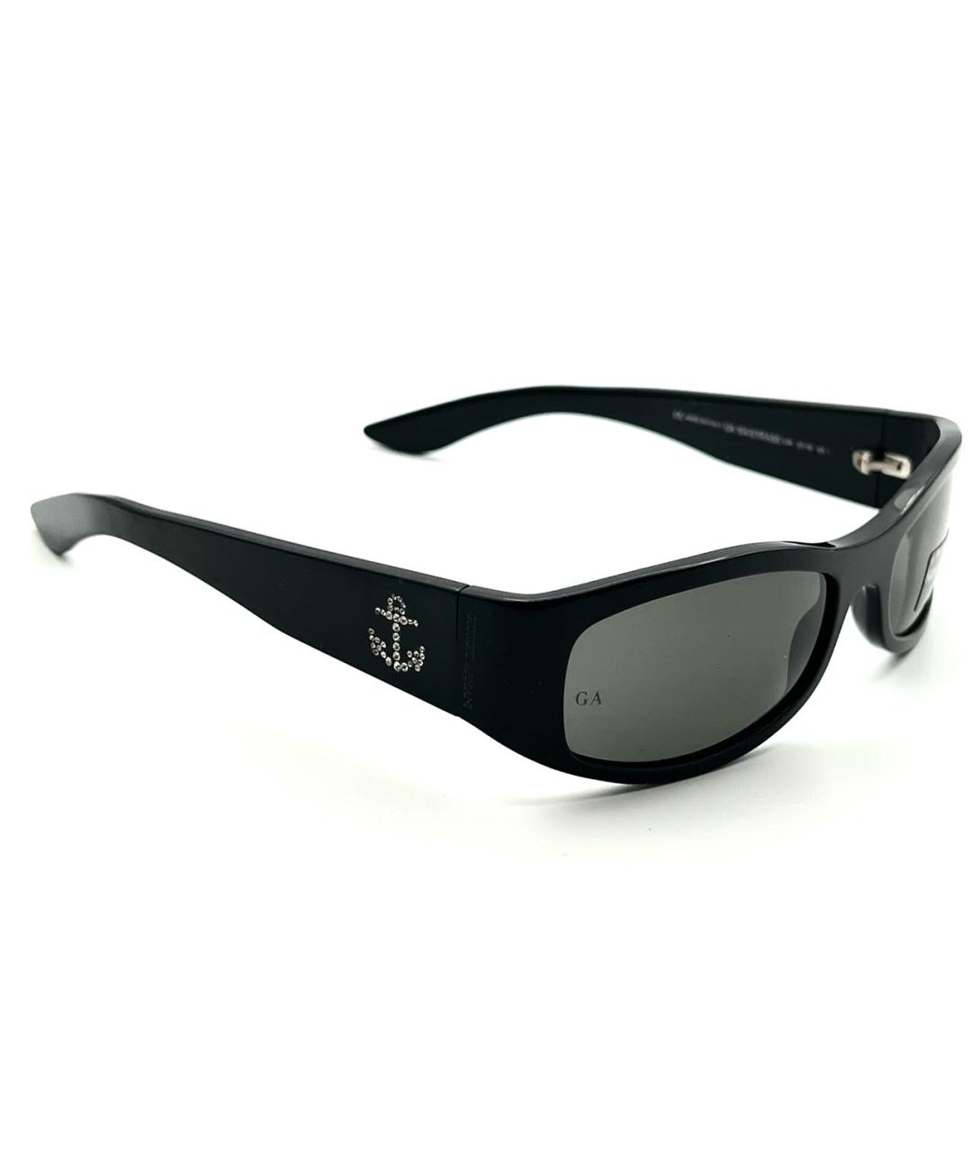 GIORGIO ARMANI Черные пластиковые солнцезащитные очки, фото 6