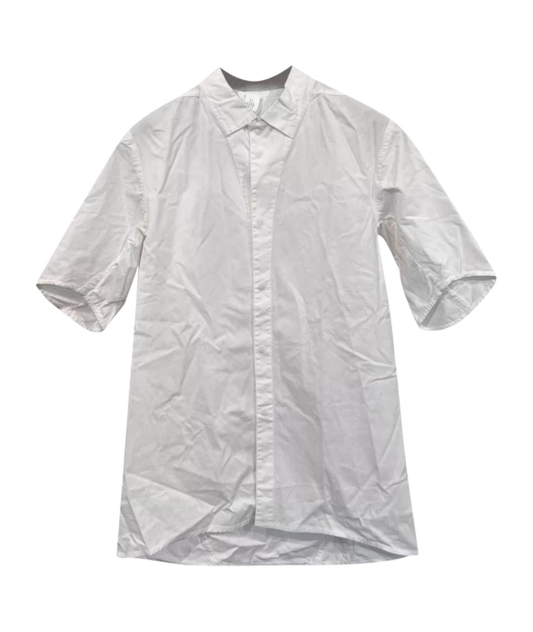 11 BY BORIS BIDJAN SABERI Белая хлопковая кэжуал рубашка, фото 1