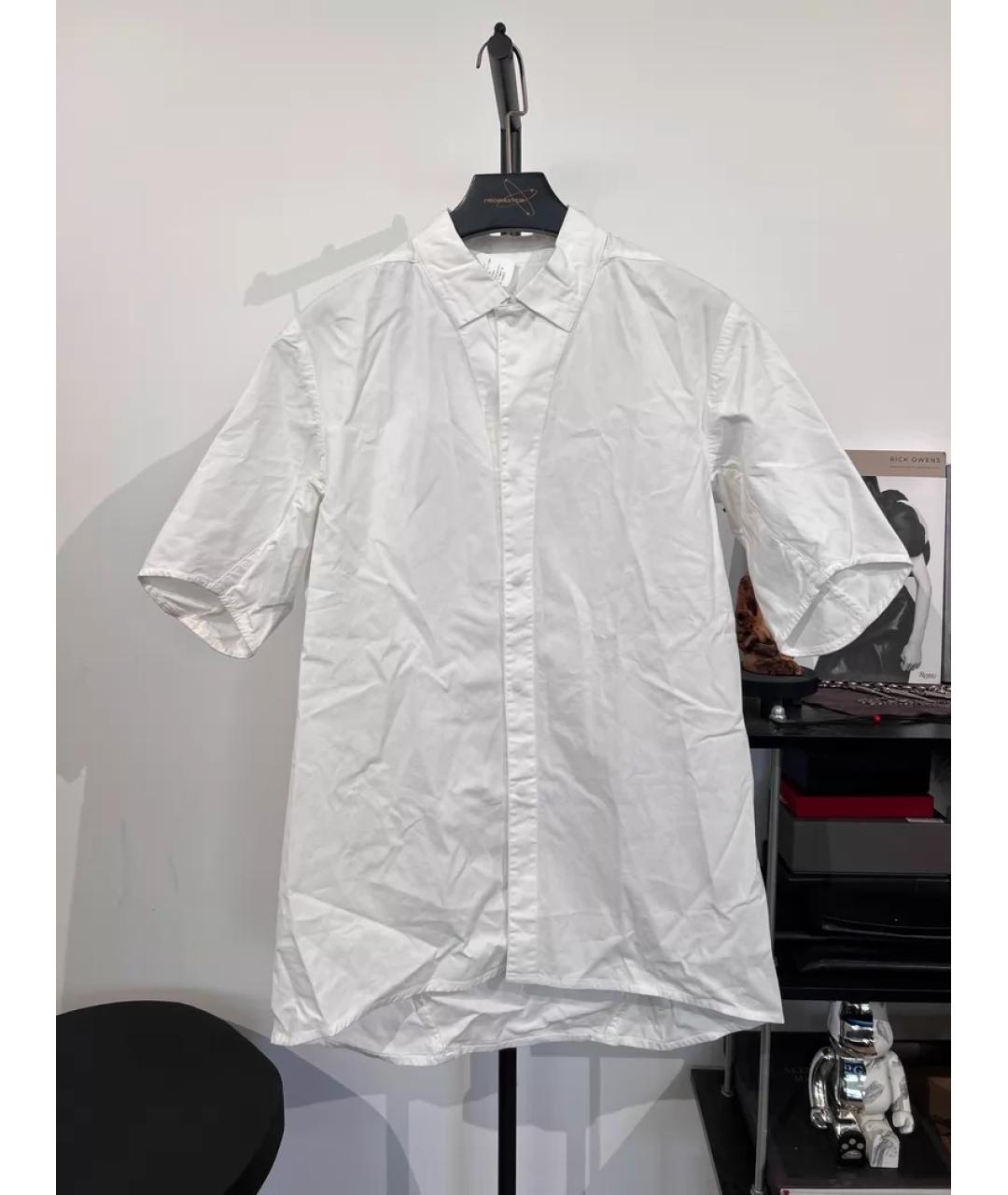 11 BY BORIS BIDJAN SABERI Белая хлопковая кэжуал рубашка, фото 7