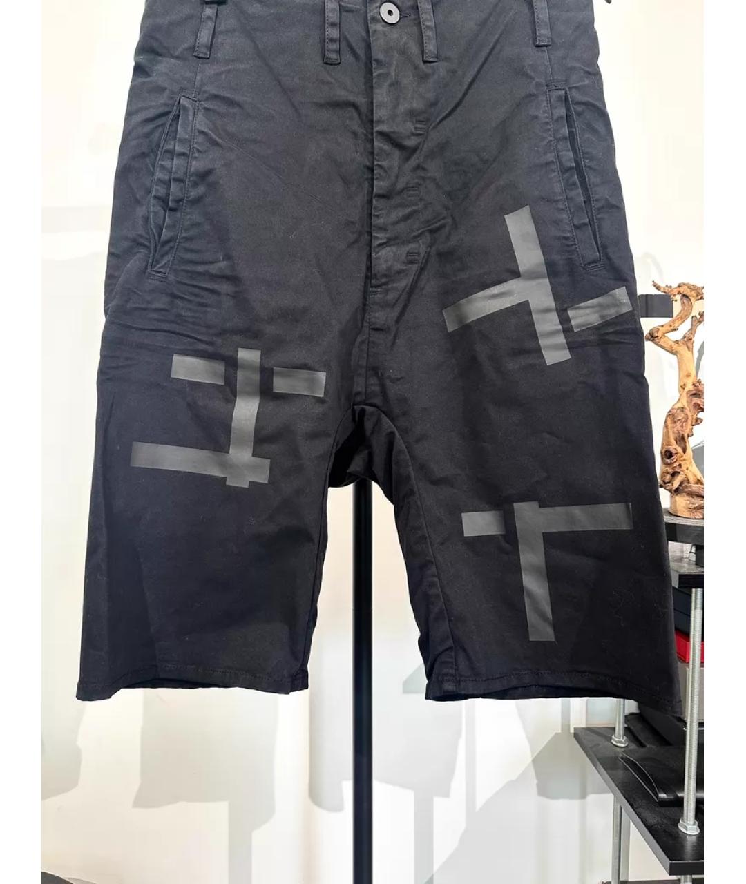 11 BY BORIS BIDJAN SABERI Черные шорты, фото 3
