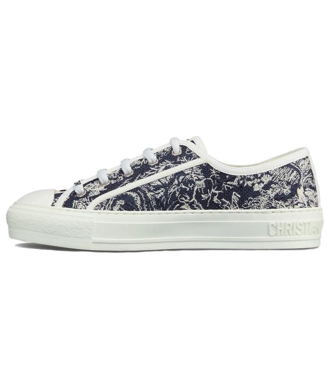 CHRISTIAN DIOR Синие кеды, фото 2