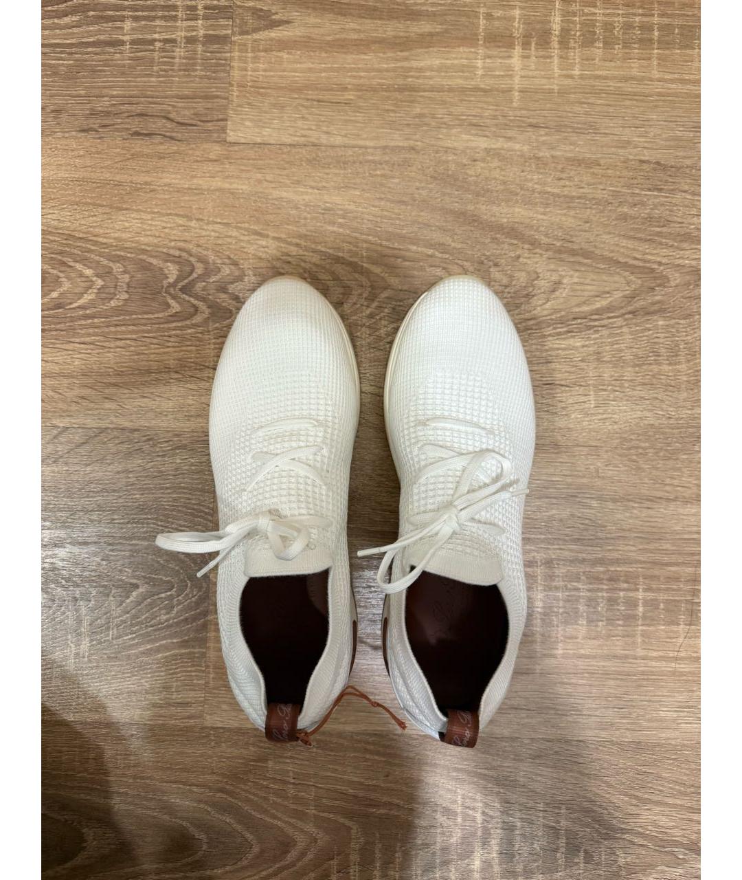 LORO PIANA Белые кроссовки, фото 3