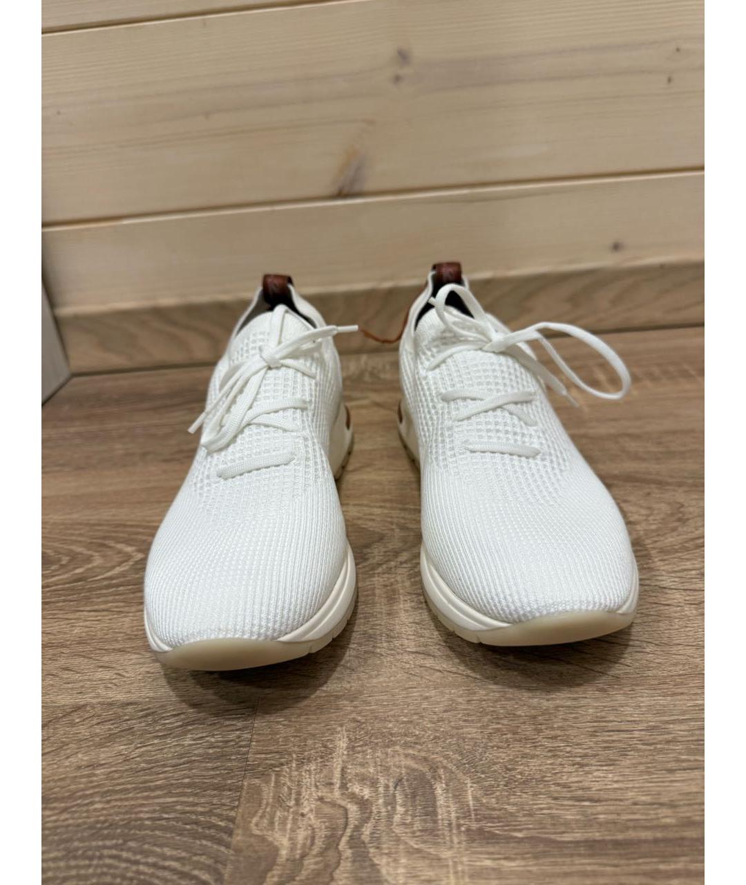 LORO PIANA Белые кроссовки, фото 2