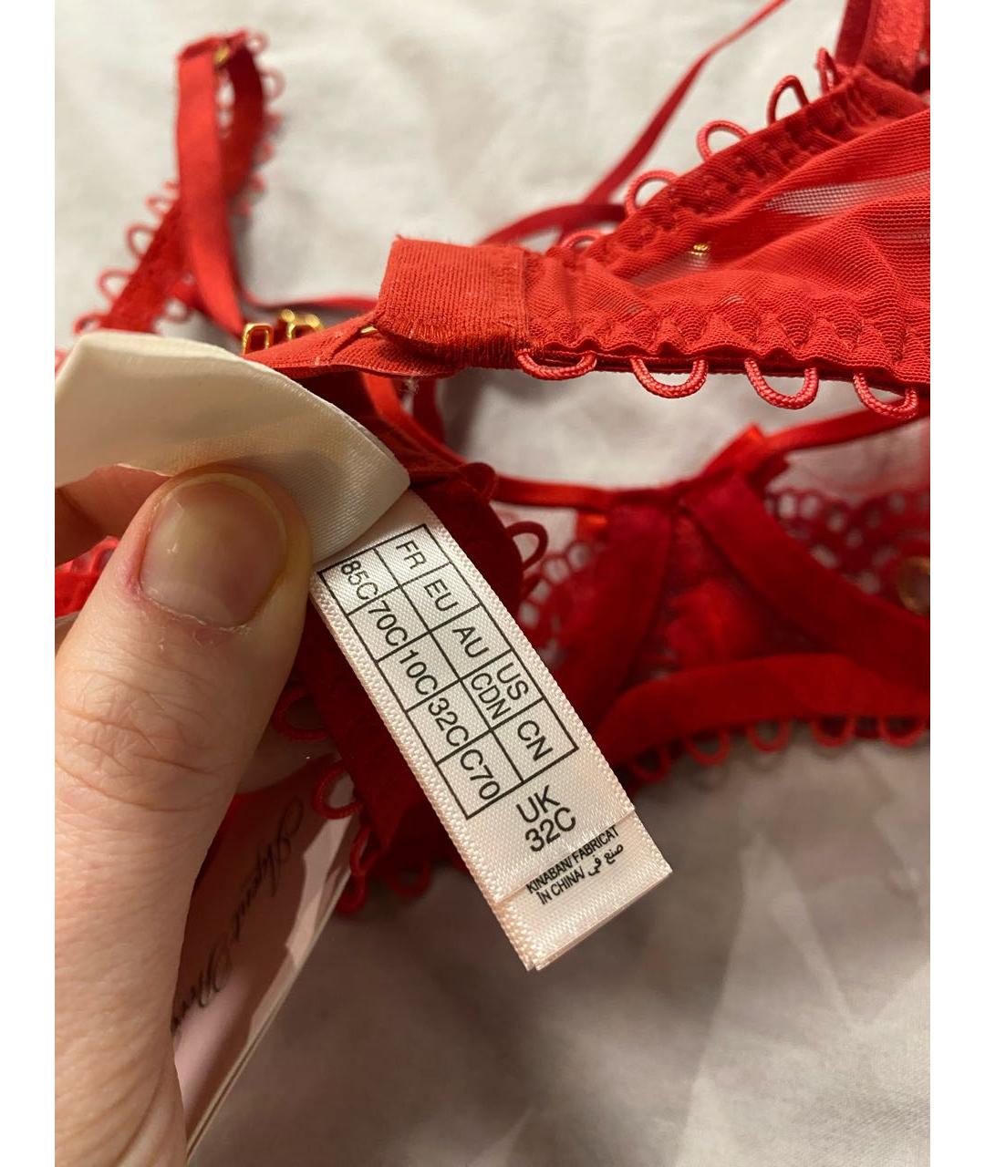 AGENT PROVOCATEUR Красный бюстгалтеры, фото 3