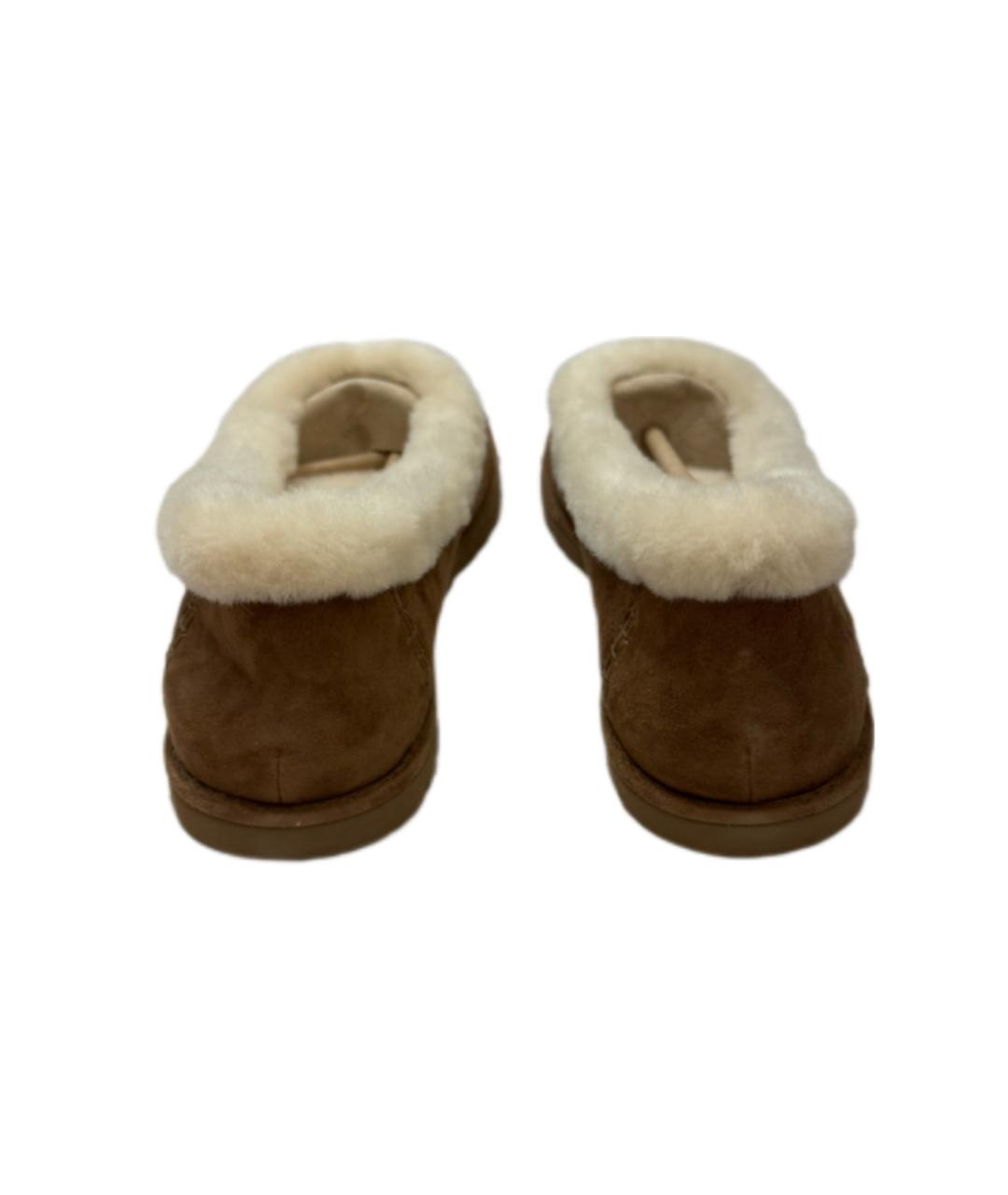 UGG AUSTRALIA Коричневые замшевые балетки, фото 4