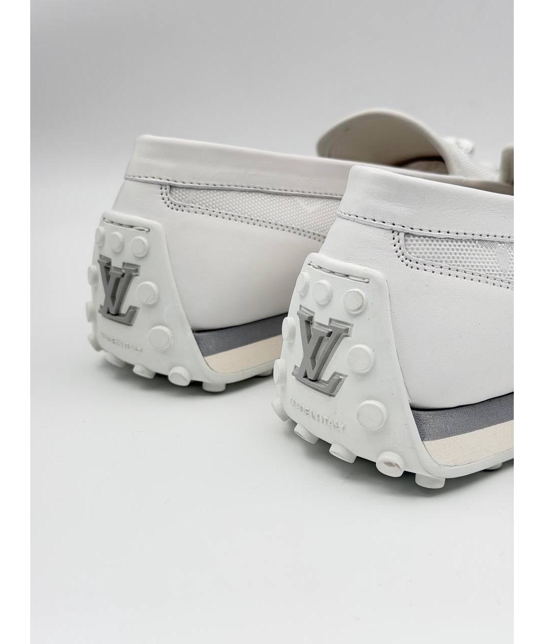 LOUIS VUITTON Белые мокасины, фото 4