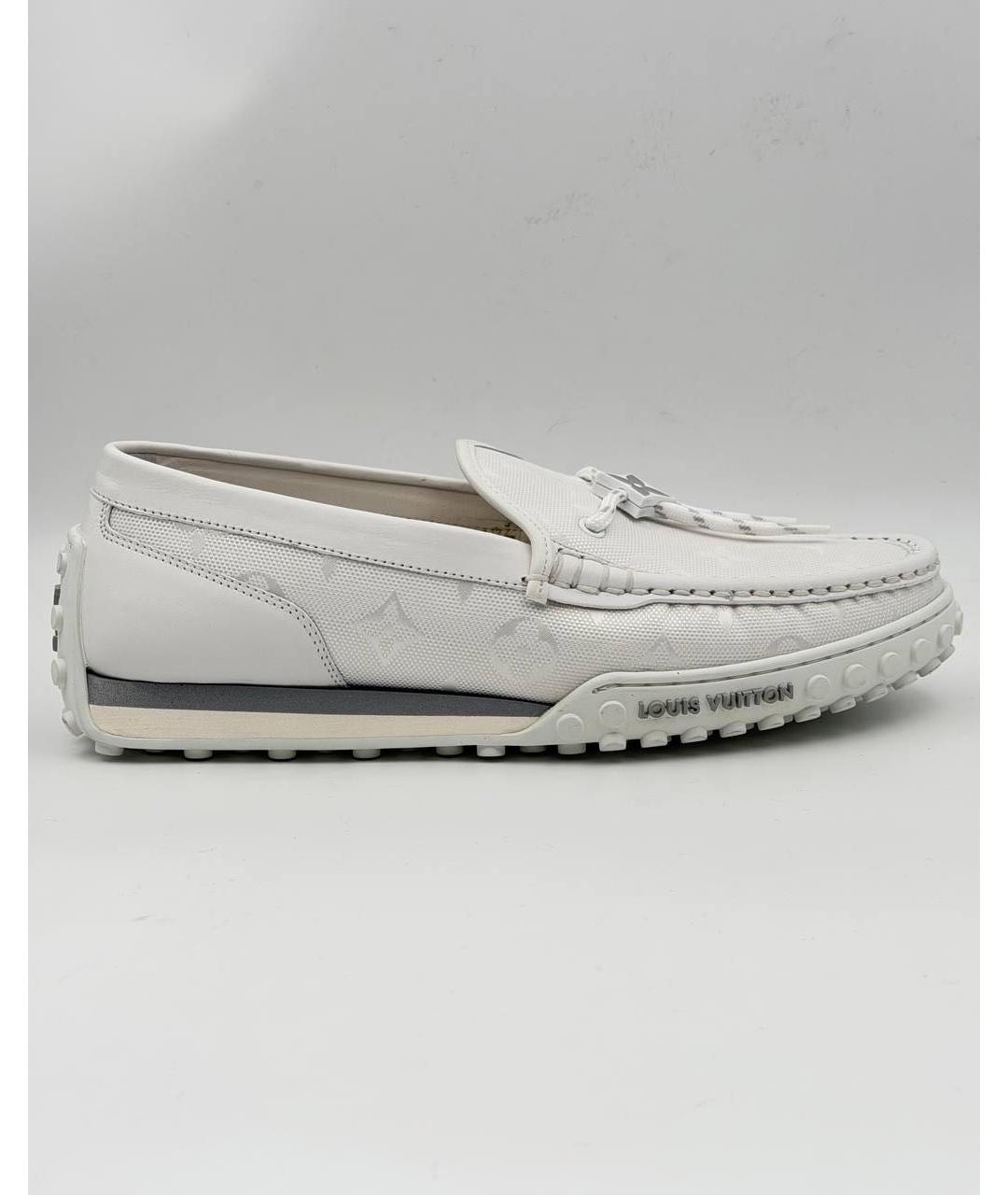 LOUIS VUITTON Белые мокасины, фото 8