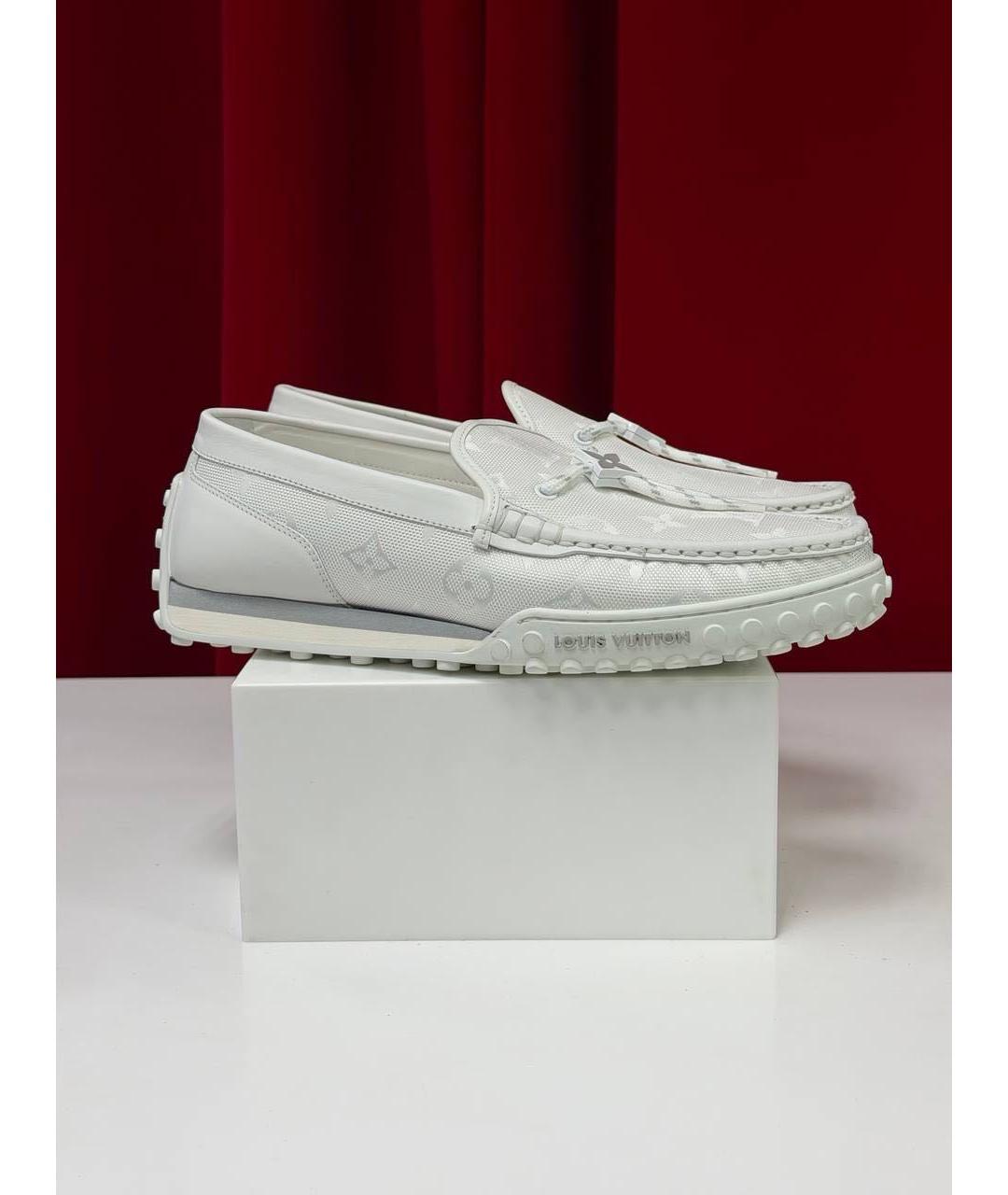 LOUIS VUITTON Белые мокасины, фото 5