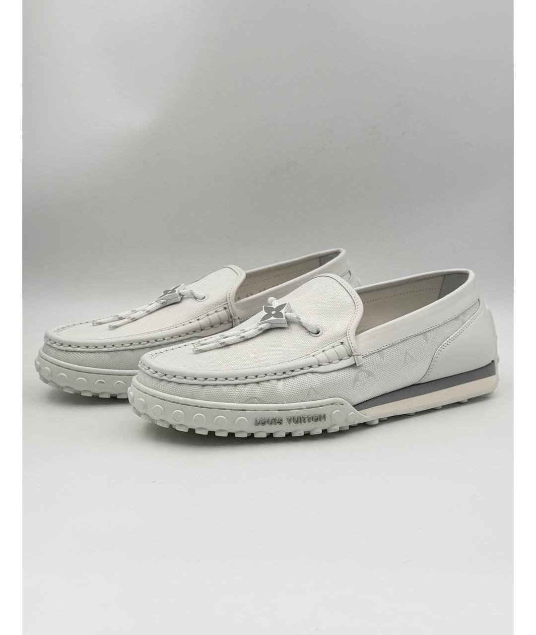 LOUIS VUITTON Белые мокасины, фото 7