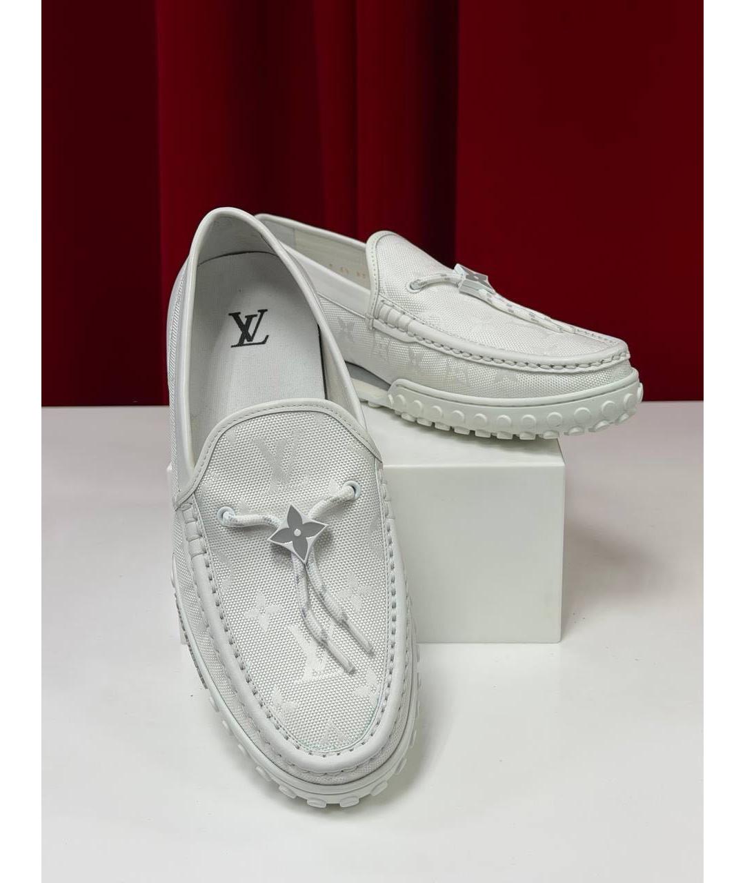 LOUIS VUITTON Белые мокасины, фото 6