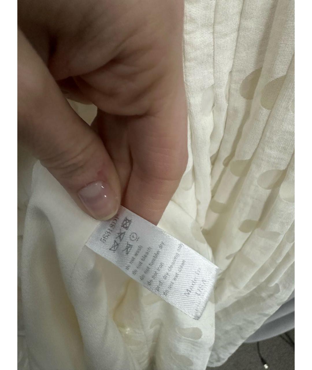 CAROLINA HERRERA Белое повседневное платье, фото 5