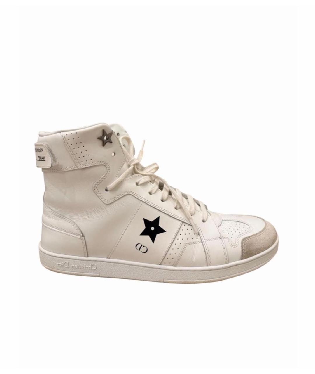 CHRISTIAN DIOR Белые кожаные кеды, фото 6