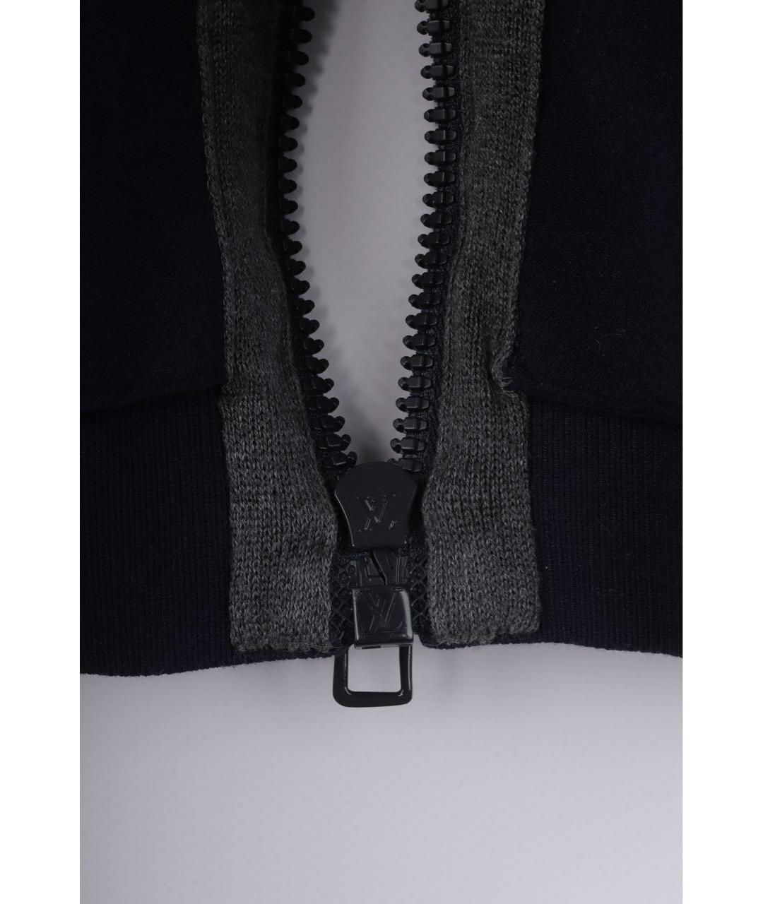 LOUIS VUITTON Темно-синий вискозный кардиган, фото 6