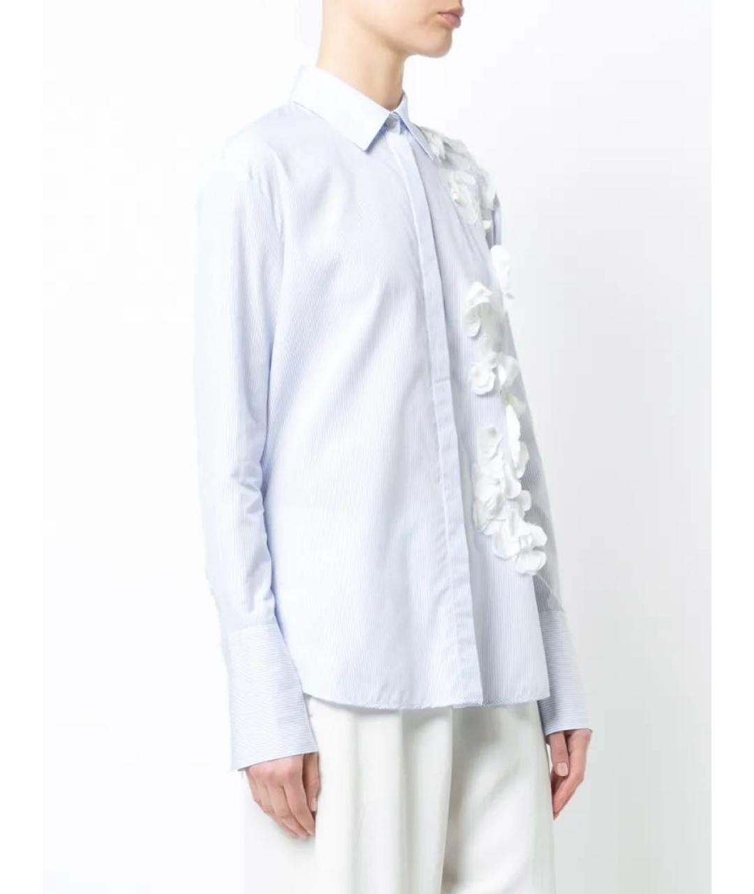 LES COPAINS Голубая хлопковая рубашка, фото 5