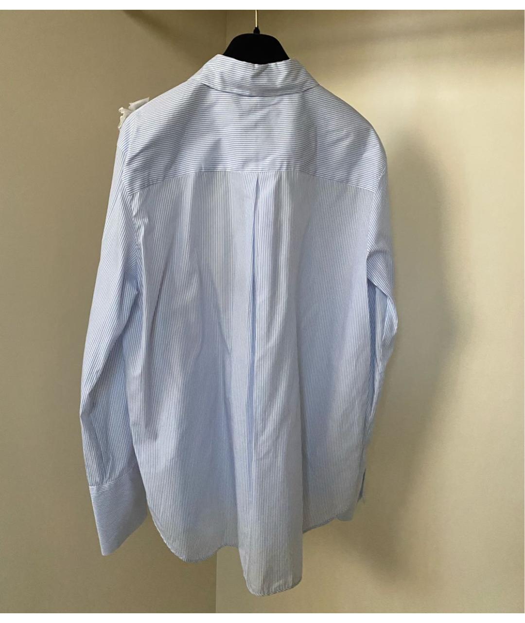 LES COPAINS Голубая хлопковая рубашка, фото 8