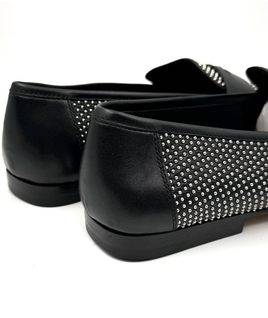 LOUIS VUITTON Черные кожаные лоферы, фото 4