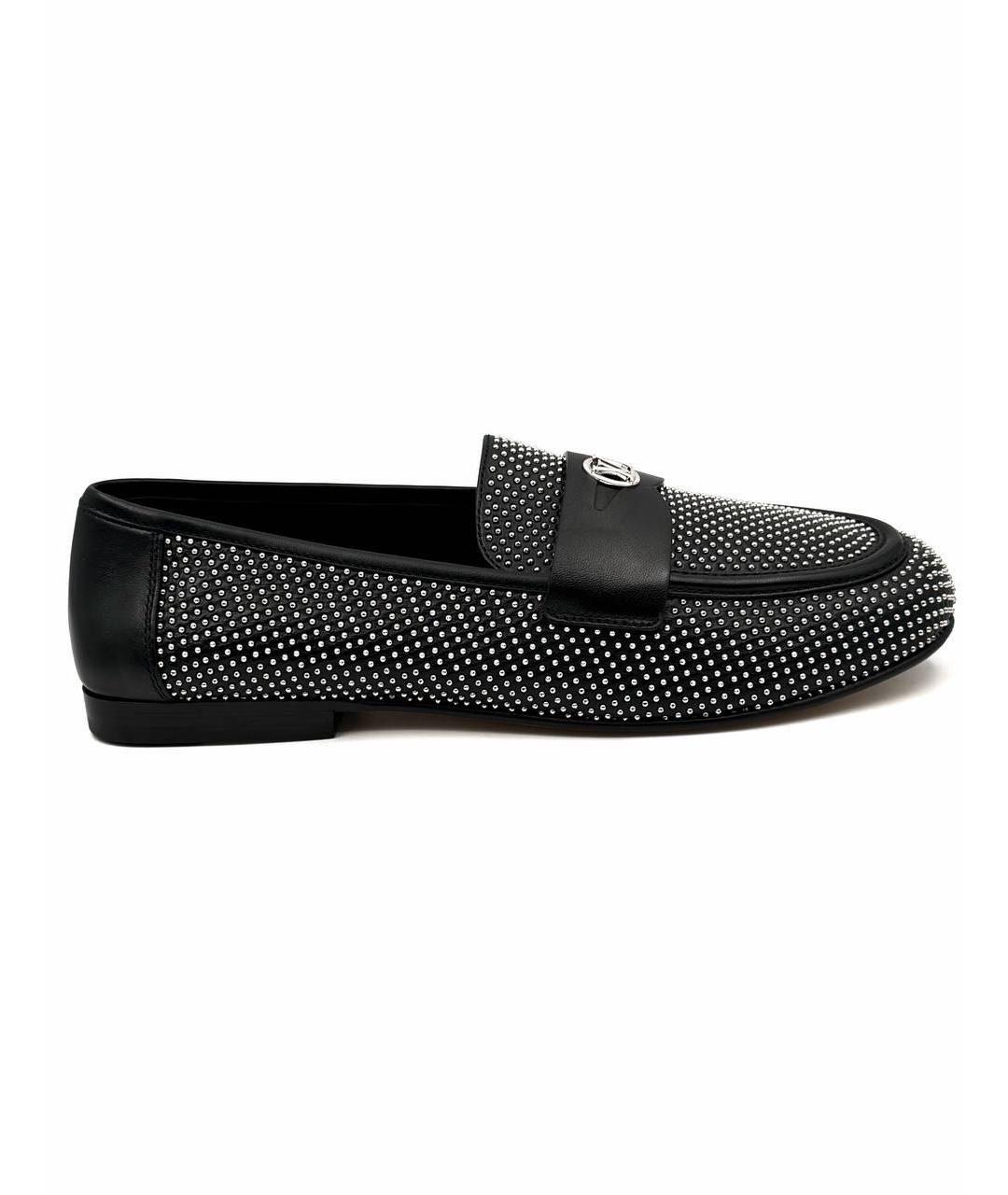 LOUIS VUITTON Черные кожаные лоферы, фото 8