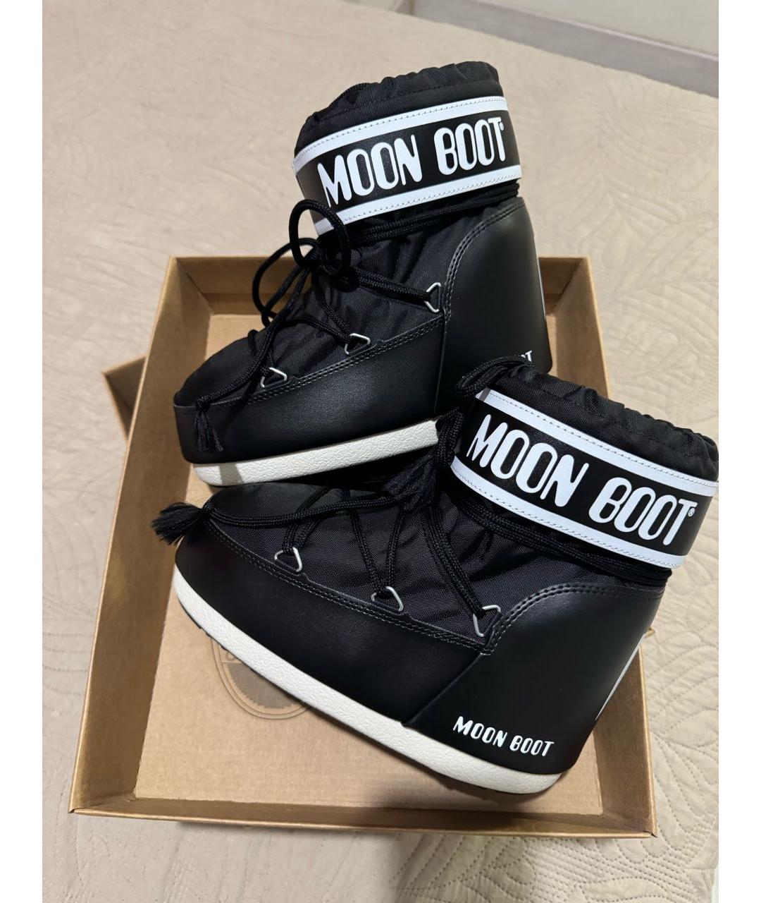 MOON BOOT Черные ботинки, фото 3