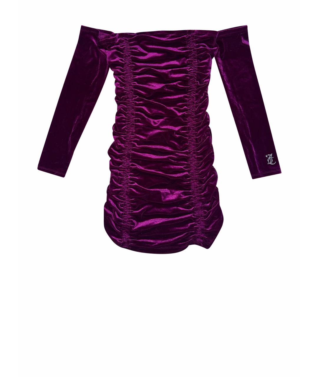 JUICY COUTURE Бордовое полиэстеровое вечернее платье, фото 1