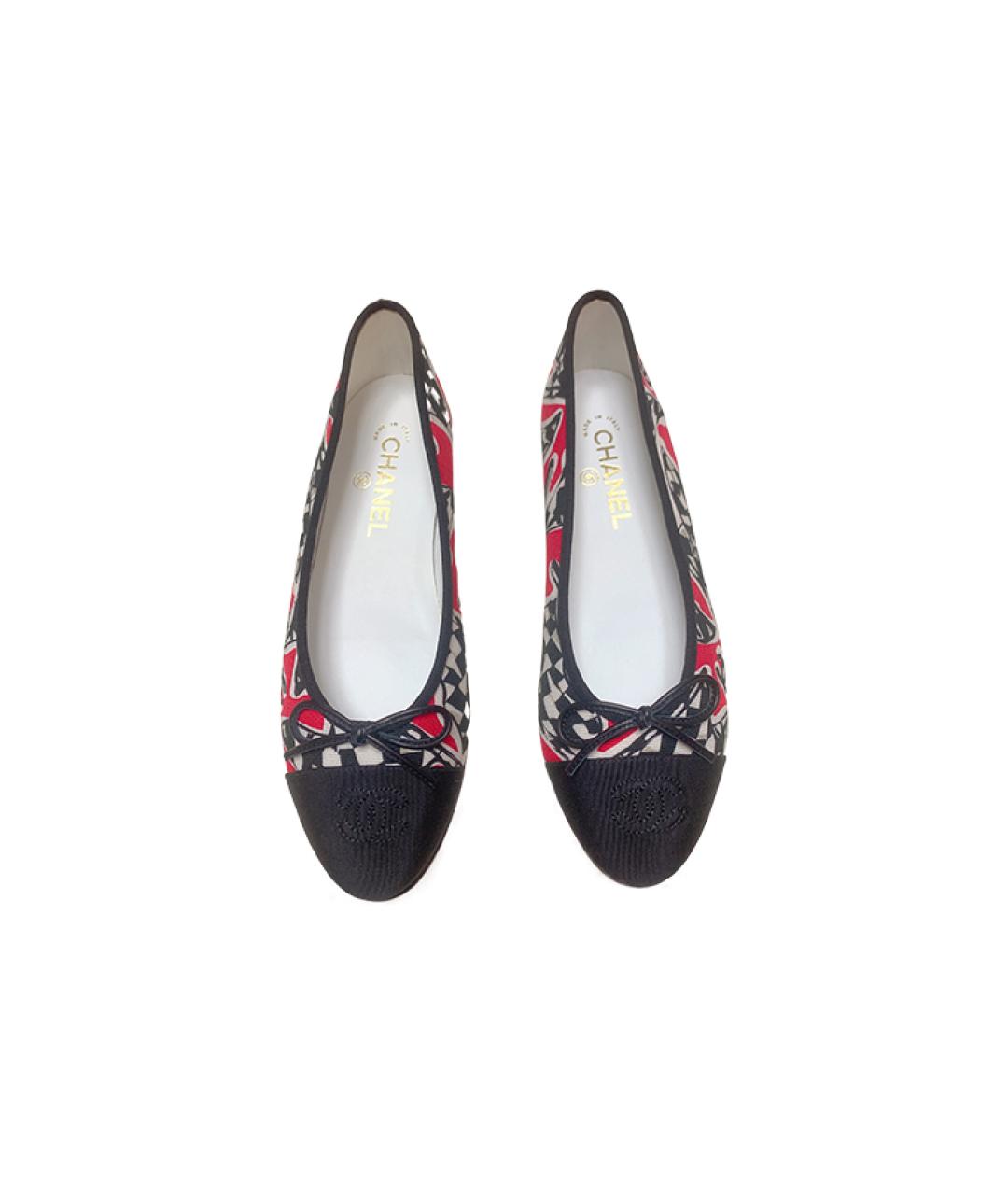 CHANEL Черные балетки, фото 3