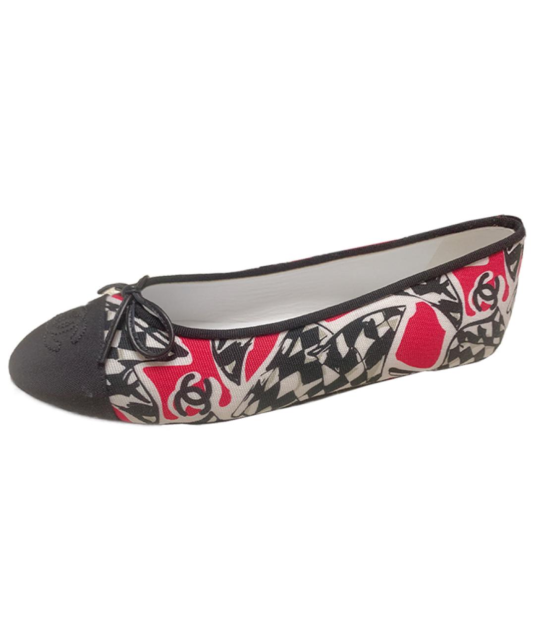 CHANEL Черные балетки, фото 5