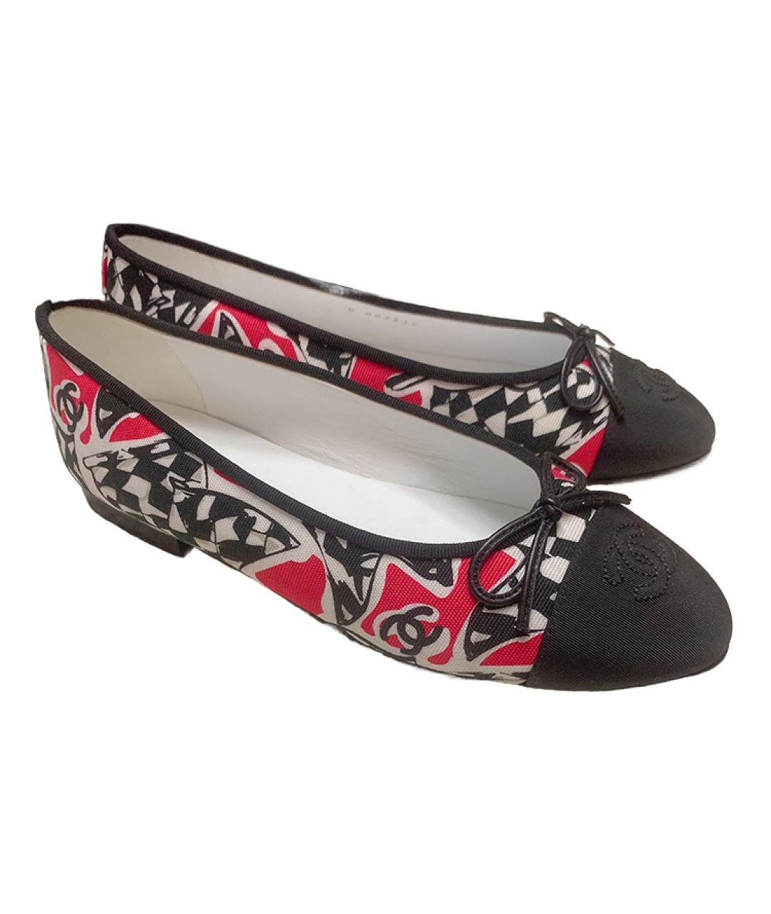 CHANEL Черные балетки, фото 2