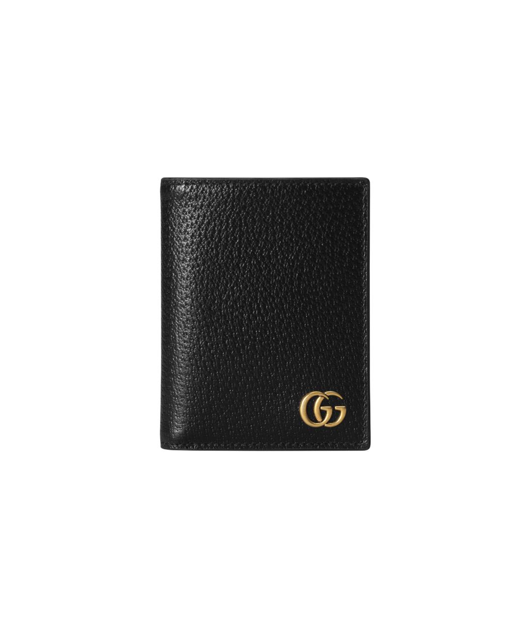 GUCCI Черный кожаный кошелек, фото 1