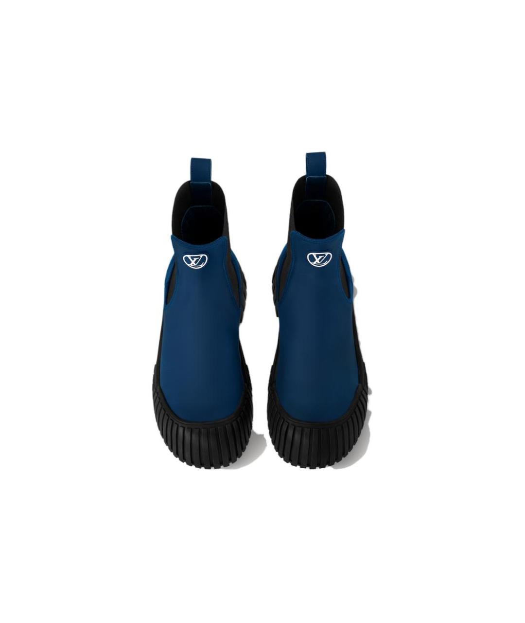 LOUIS VUITTON Синие ботинки, фото 4
