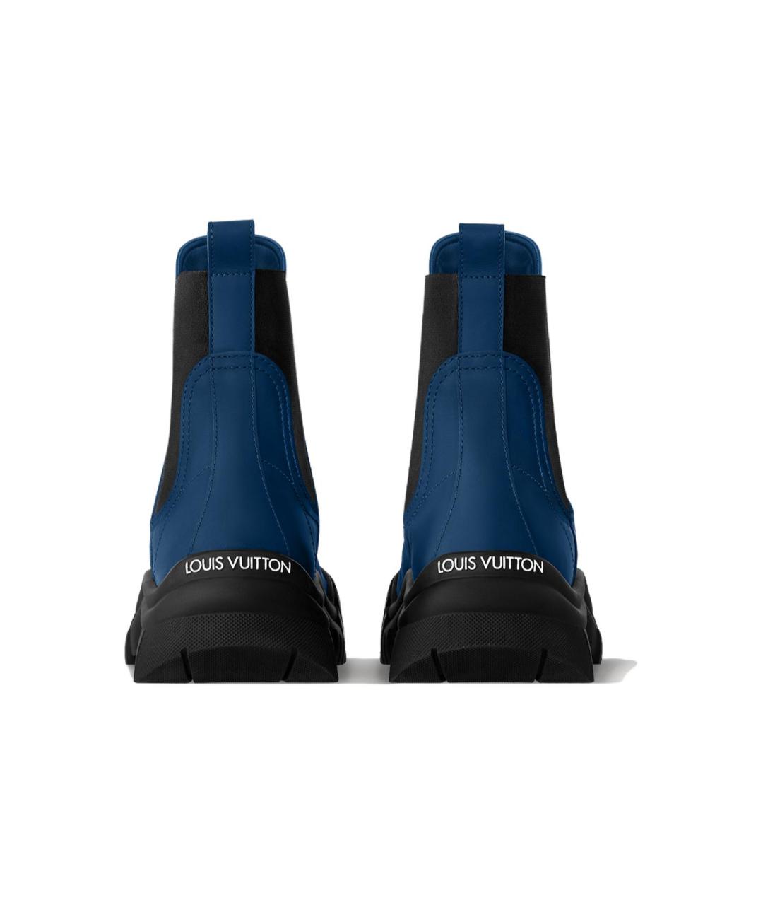LOUIS VUITTON Синие ботинки, фото 5