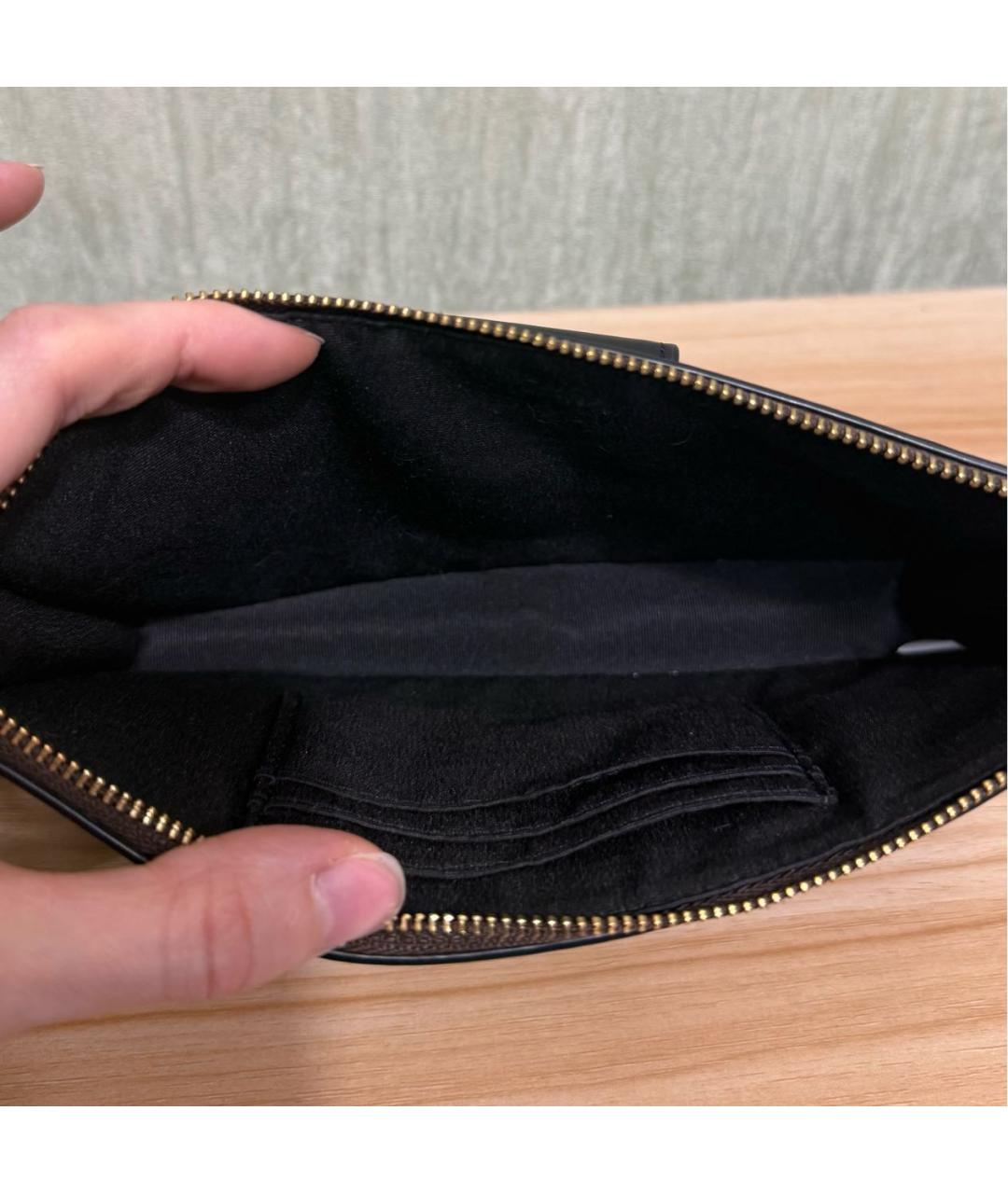 COACH Коричневая пелетеная сумка через плечо, фото 4