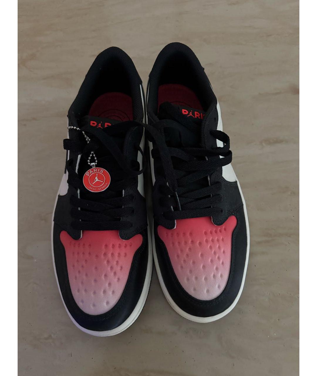 JORDAN Белые кожаные низкие кроссовки / кеды, фото 2