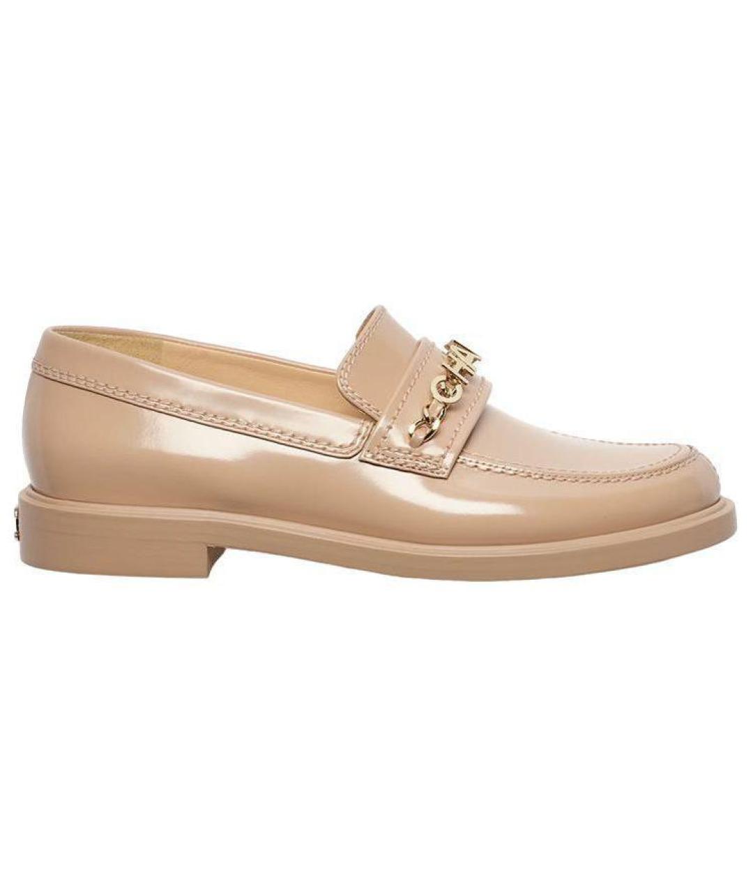 CHANEL Коричневые кожаные лоферы, фото 1