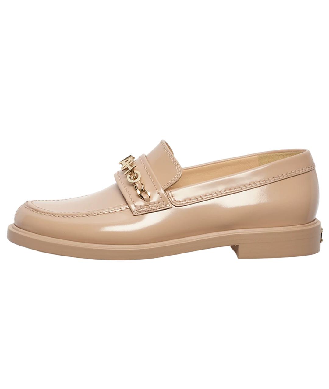 CHANEL Коричневые кожаные лоферы, фото 2