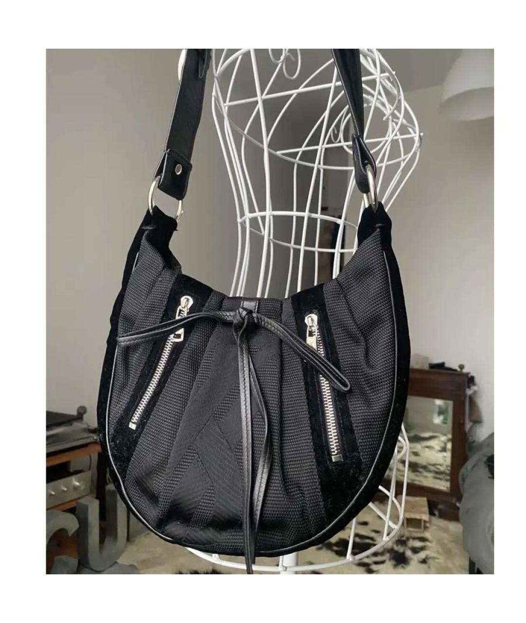 SAINT LAURENT Черная сумка через плечо, фото 2