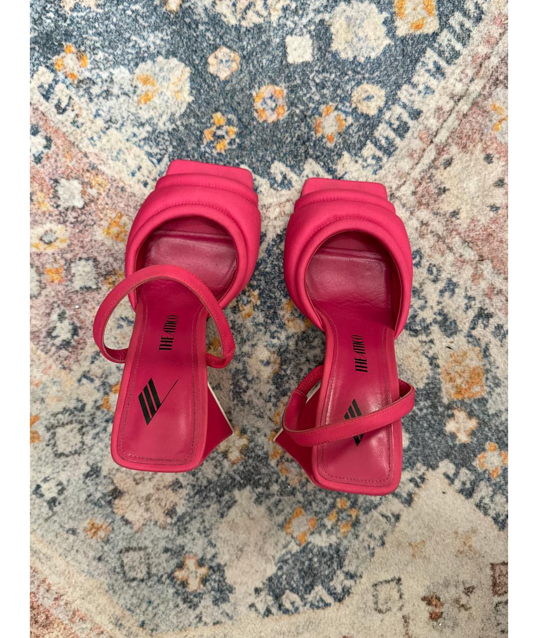 THE ATTICO Розовые босоножки, фото 3