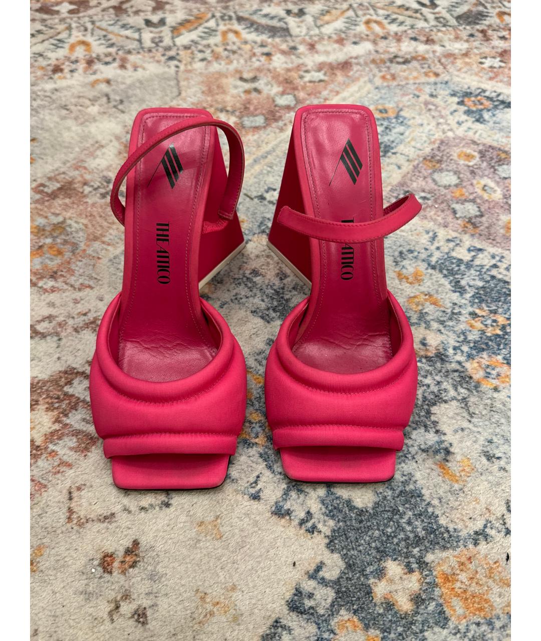 THE ATTICO Розовые босоножки, фото 2