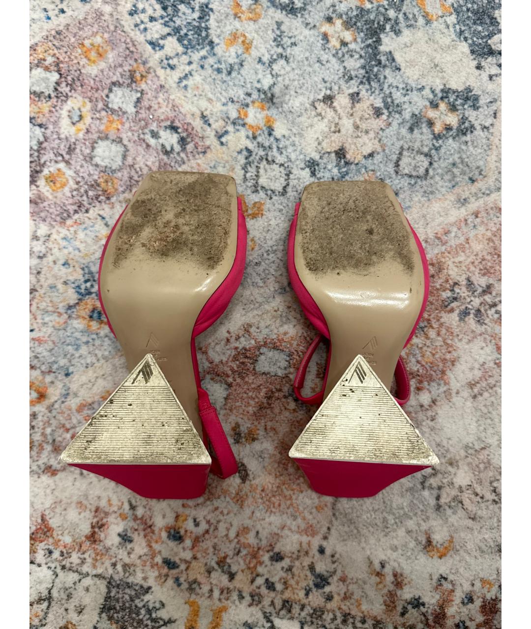 THE ATTICO Розовые босоножки, фото 5