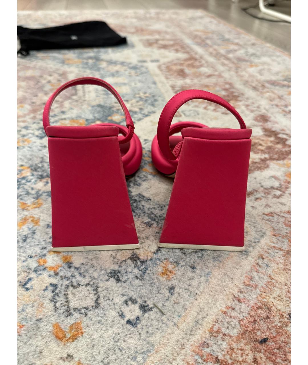 THE ATTICO Розовые босоножки, фото 4