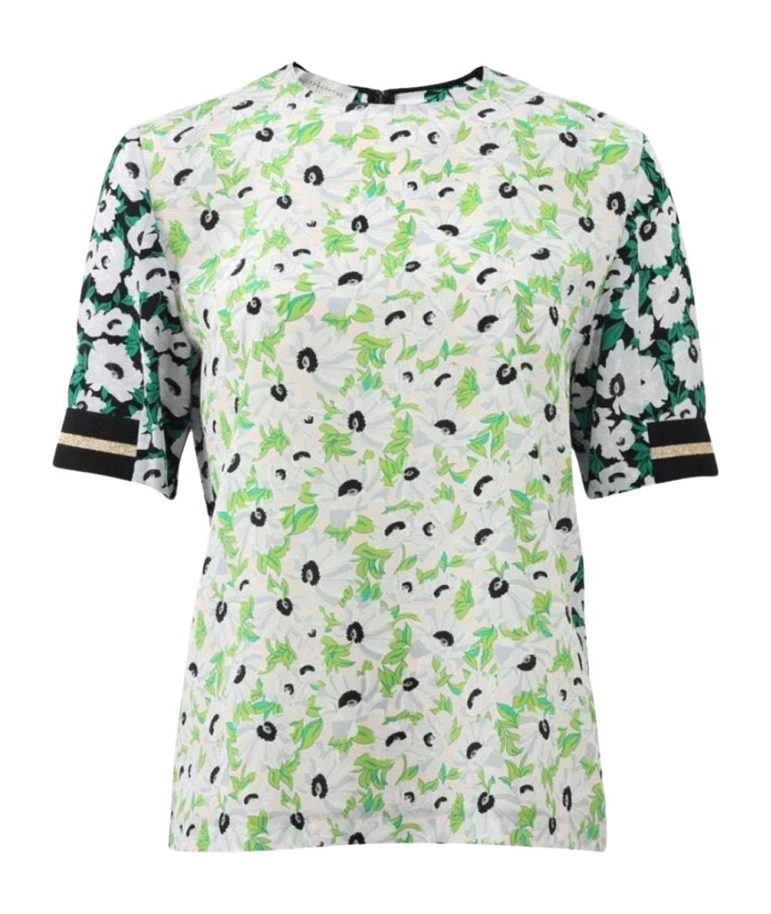 STELLA MCCARTNEY Зеленая шелковая блузы, фото 1