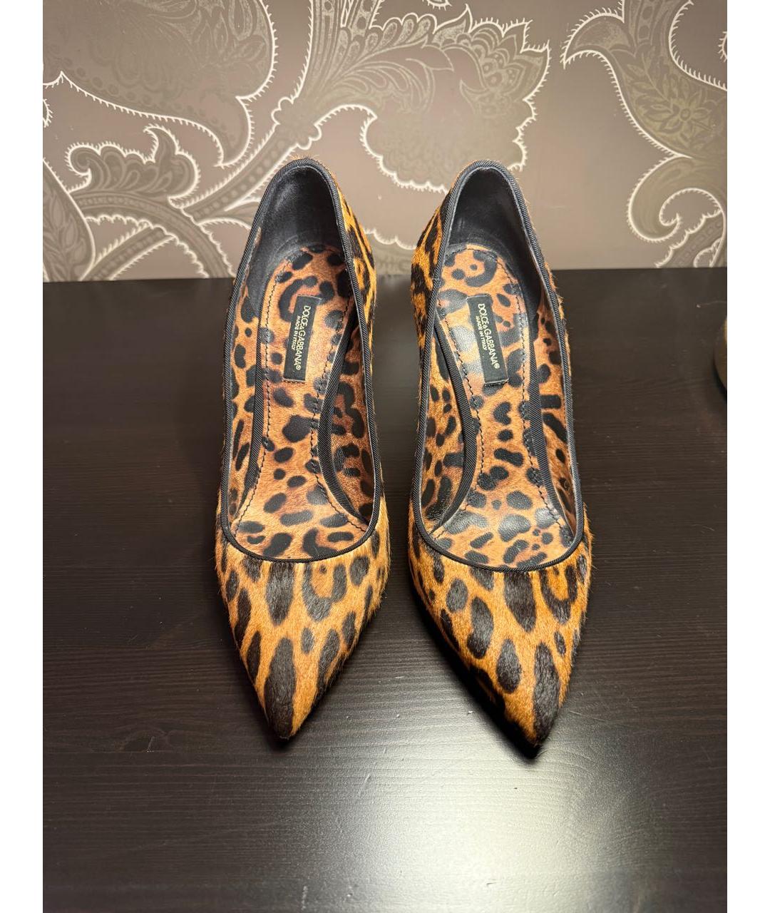 DOLCE&GABBANA Коричневые туфли, фото 2