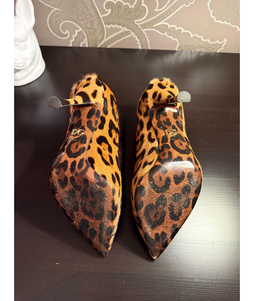 DOLCE&GABBANA Коричневые туфли, фото 3