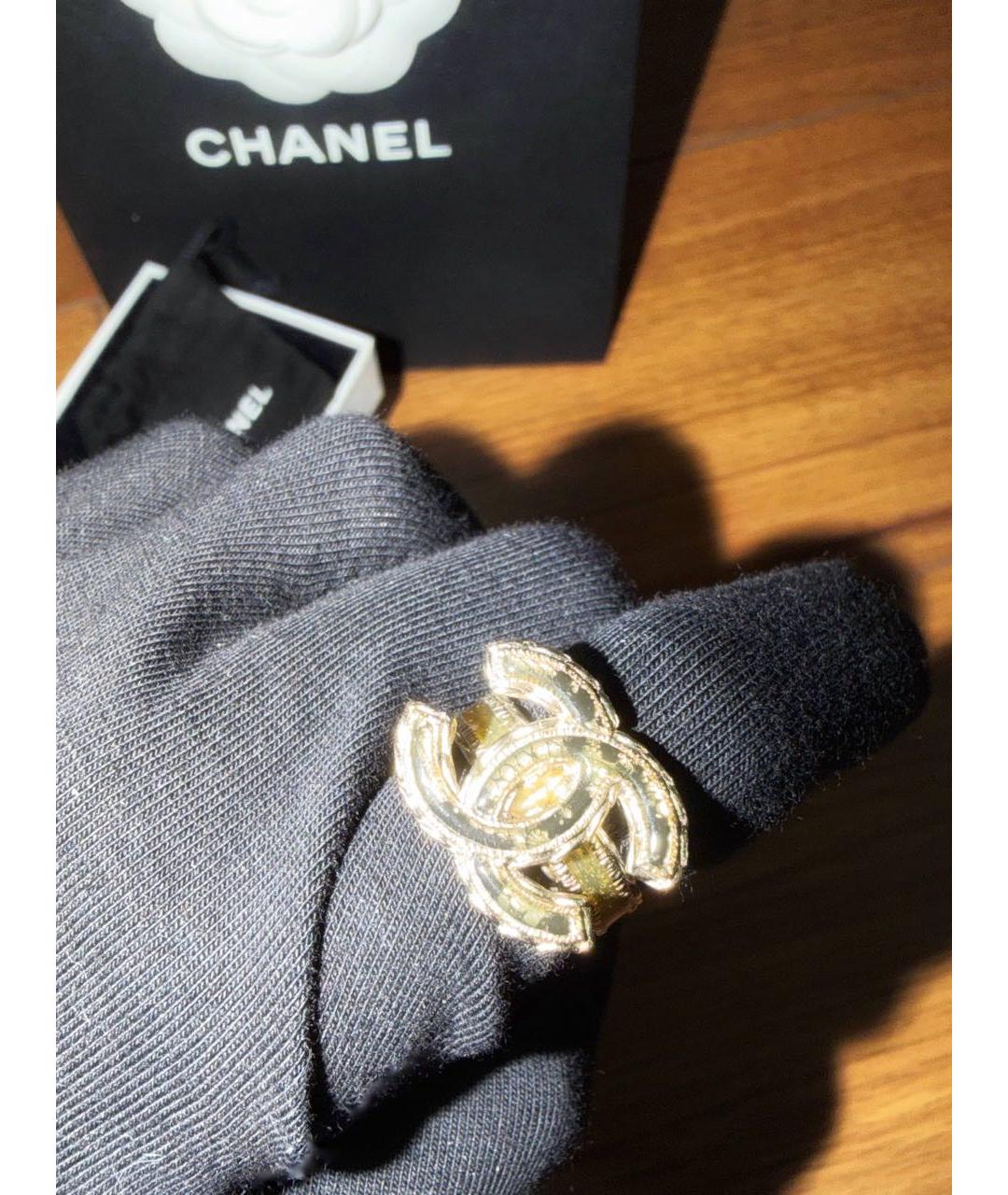 CHANEL Зеленые кольцо, фото 3